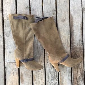 Colin Stuart Leather Boots, Size 8.5B